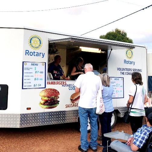 Rotary Hamburger cart crop